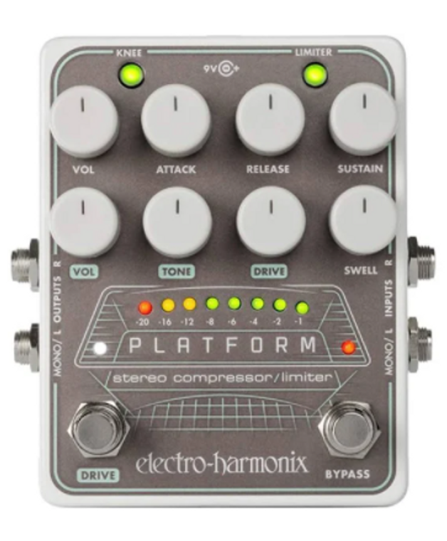Electro Harmonix Platform Stereo Compressor & Limiter Pedal