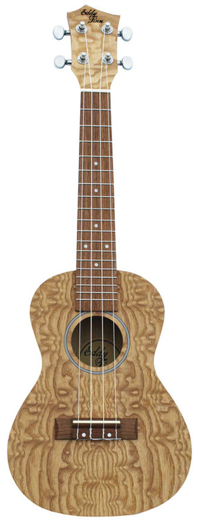 Eddy Finn EF-ASH-N Natural Ash Concert Ukulele - Natural