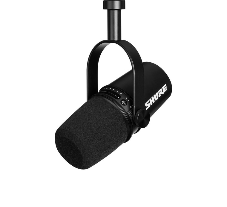 Shure MOTIV MV7 USB/XLR Podcast Microphone Black