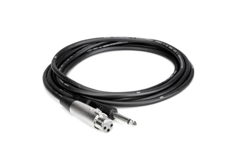 Hosa PXF-105 5ft Unbalanced Interconnect - XLR3F to 1/4 in TS