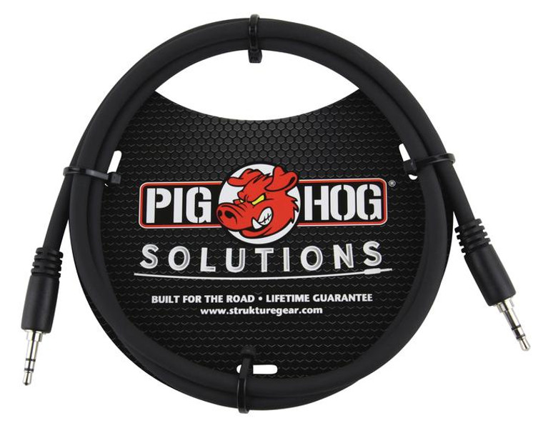 Pig Hog PX-T3503 3.5mm TRS to 3.5mm TRS - 3ft