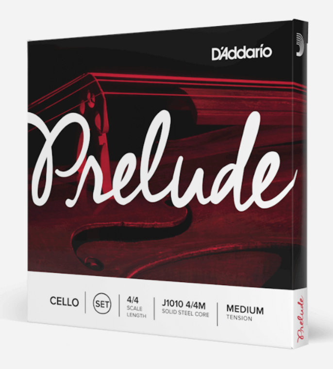 D'Addario J1013-44M 4/4 Prelude Cello G String - Medium Tension