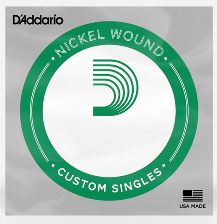 D'Addario NW018W Nickel Wound Electric Guitar Single String - .018