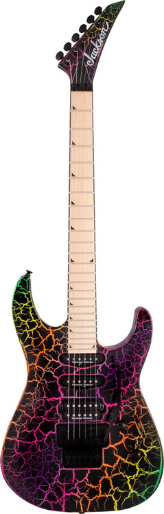 Jackson Pro Series Soloist SL3M Electric Guitar Rainbow Crackle