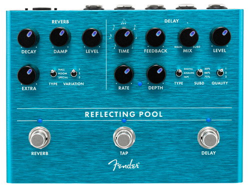 ギター REFLECTING POOL DELAY & REVERB Fender Reflecting Pool Delay & Reverb Effects Pedal