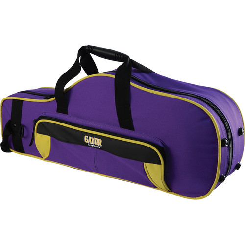 Gator Alto Sax Case - Yellow/Purple