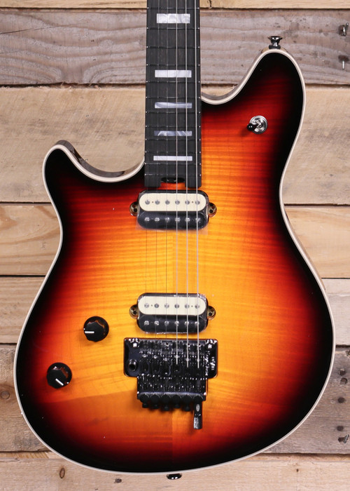 EVH Wolfgang USA Left-Hand Electric Guitar 3-Color Sunburst w/ Case