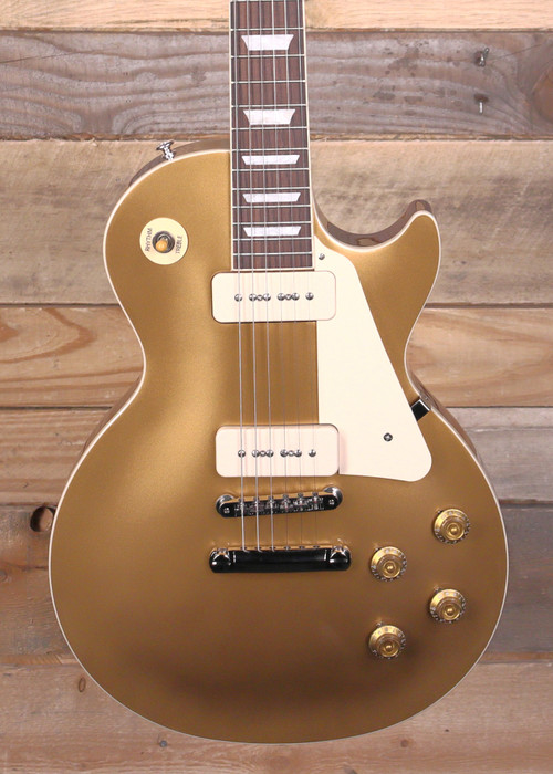 Gibson Les Paul Standard 50s P-90 Electric Guitar Goldtop w/ Case