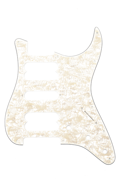 Fender Stratocaster Pickguard, 11-Hole, Aged White Pearloid