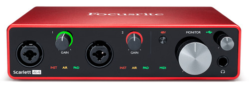 Focusrite Scarlett 4i4 4 Input / 4 Output Audio Recording Interface