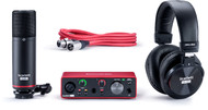 Focusrite Scarlett Solo 2 Input / 2 Output Audio Recording Interface Studio Pack