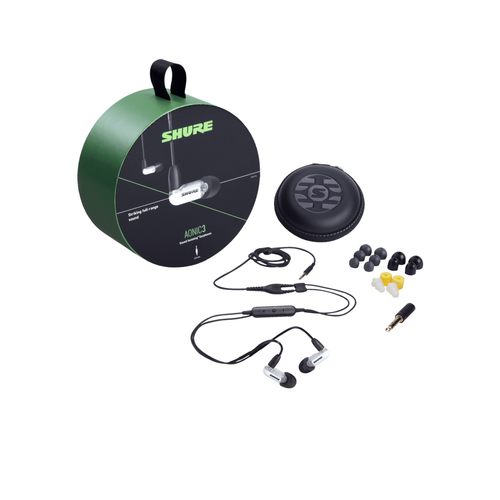 イヤホン3種類 SHURE SENNHEISER FINAL Shure AONIC 3 Sound Isolating Earphones Black