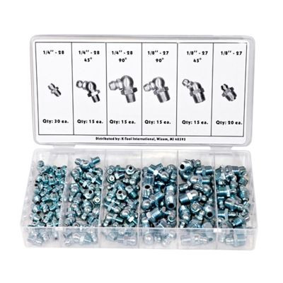 110pc Hydraulic Grease Fitting Assortment DirectLift Canada