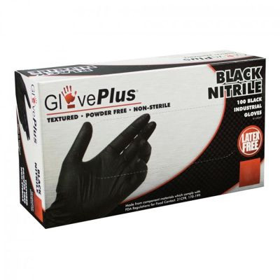 XXL GLOVEPLUS P/F TXTRED BLACK NIT GLOVES DirectLift Canada