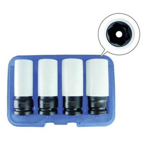 FLANK BITE DAMAGED LUG NUT SOCKET SET