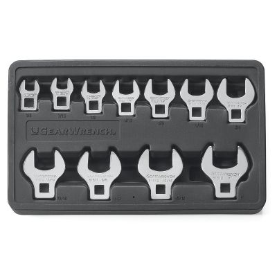 11PC SAE CROWFOOT WRENCH SET 3/8 - 1