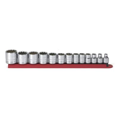 13PC 3/8" DR 12PT STANDARD SAE SOCKET SET