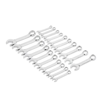 20PC SAE/METRIC STUBBY COMBO WRENCH SET