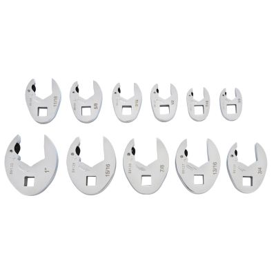 11-PC RATCHETING CROWFOOT SAE SET
