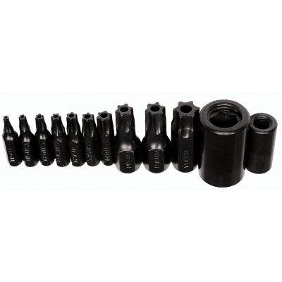 MASTER TAMPER PROOF TORX SET T10-T55 BITS