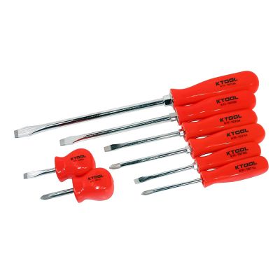 Screwdriver Set - 8 Piece Neon