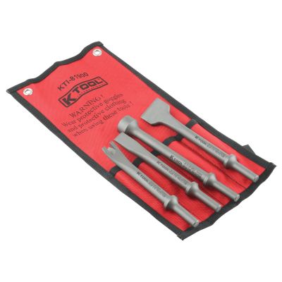 4-Piece Pneumatic Bit Set in. a Pouch