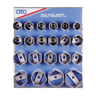 21PC Bearing Locknut Socket Display