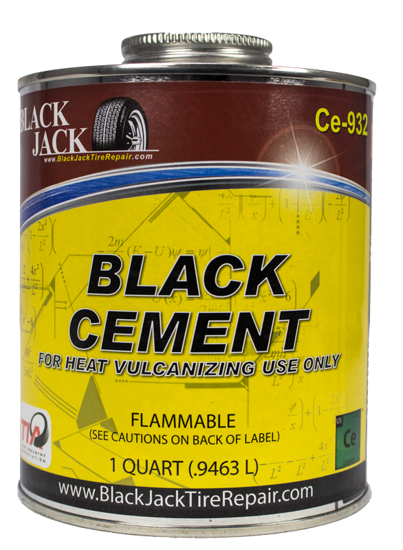 Black Flammable Cement 32oz Can