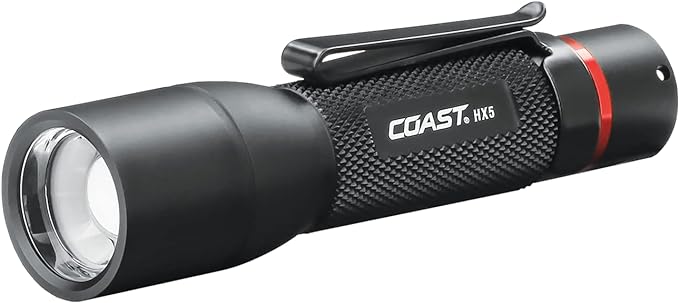 COAST PRODUCTS GIDDS2-2496544 Hx5 Led Pocket Flashlight with Pure Beam Focusing, Black COAST PRODUCTS GIDDS2-2496544 Hx5 Led Pocket Flashlight with Pure Beam Focusing, Black