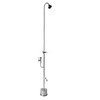 Outdoor Shower Company PSDF-1500-ADA Free Standing ADA Cold Water Shower w/Hose Faucet & Drinking Fountain Bubbler