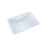 Toto LT540G#01 21-1/4" x 14-3/8" Large Rectangular Undermount Bathroom Sink with CeFiONtect: Cotton White