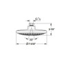 Grohe 27492000 Euphoria Cosmopolitan 180 1-Spray Fixed Shower Head Starlight Chrome