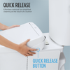 TOTO A2 Bidet Seat with Attached Remote - Elongated in Cotton White