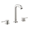 Grohe 20297ENA Essence 8 in. Widespread 2-Handle Low-Arc Bathroom Faucet Brushed Nickel