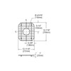 Elkay Dayton Stainless Steel 12-7/16" x 10-11/16" x 1" Bottom Grid