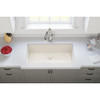 Elkay Quartz Perfect Drain 3-1/2" Removable Polymer Basket Strainer and Rubber Stopper Parchment