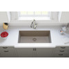 Elkay Quartz Perfect Drain 3-1/2" Removable Polymer Basket Strainer and Rubber Stopper Silvermist
