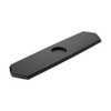 Hansgrohe 04856670 Locarno Base Plate for Single-Hole Kitchen Faucets, 10" in Matte Black