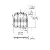Elkay Dayton Stainless Steel 13-7/16" x 15-1/16" x 1" Bottom Grid