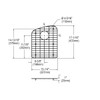 Elkay Dayton Stainless Steel 13-1/4" x 17-1/16" x 1" Bottom Grid Right Side Short