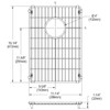 Elkay Crosstown Stainless Steel 11-1/4" x 16-1/4" x 1-1/4" Bottom Grid