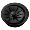 Elkay Quartz Perfect Drain 3-1/2" Polymer Disposer Flange with Removable Basket Strainer and Rubber Stopper Charcoal