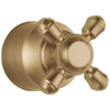 Delta Cassidy H595CZ Metal Cross Handle Kit - Transfer Valve in Champagne Bronze Finish