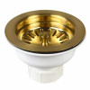 Native Trails DR320-BG 3.5" Basket Strainer: Brushed Gold