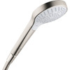 Hansgrohe 4947820 Croma Select S Handshower 110 3-Jet, 2.5gpm in Brushed Nickel