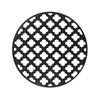 Infinity Drain 5" Round RMS 5 BK Center Drain Decorative Cover: Matte Black