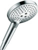 Hansgrohe 04529400 Raindance Select S 120 AIR 3-Jet Handshower, 2.0 GPM Chrome/White