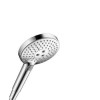 Hansgrohe 04529400 Raindance Select S 120 AIR 3-Jet Handshower, 2.0 GPM Chrome/White