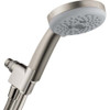 Hansgrohe 4944820 Croma 100 Handshower Set 3-Jet, 1.75 GPM in Brushed Nickel
