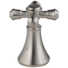 Delta Cassidy H695SS Metal Cross Handle Set - Roman Tub in Stainless Finish